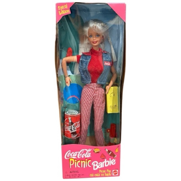 Coca-Cola Picnic Barbie Doll Vintage - Picture 1 of 9